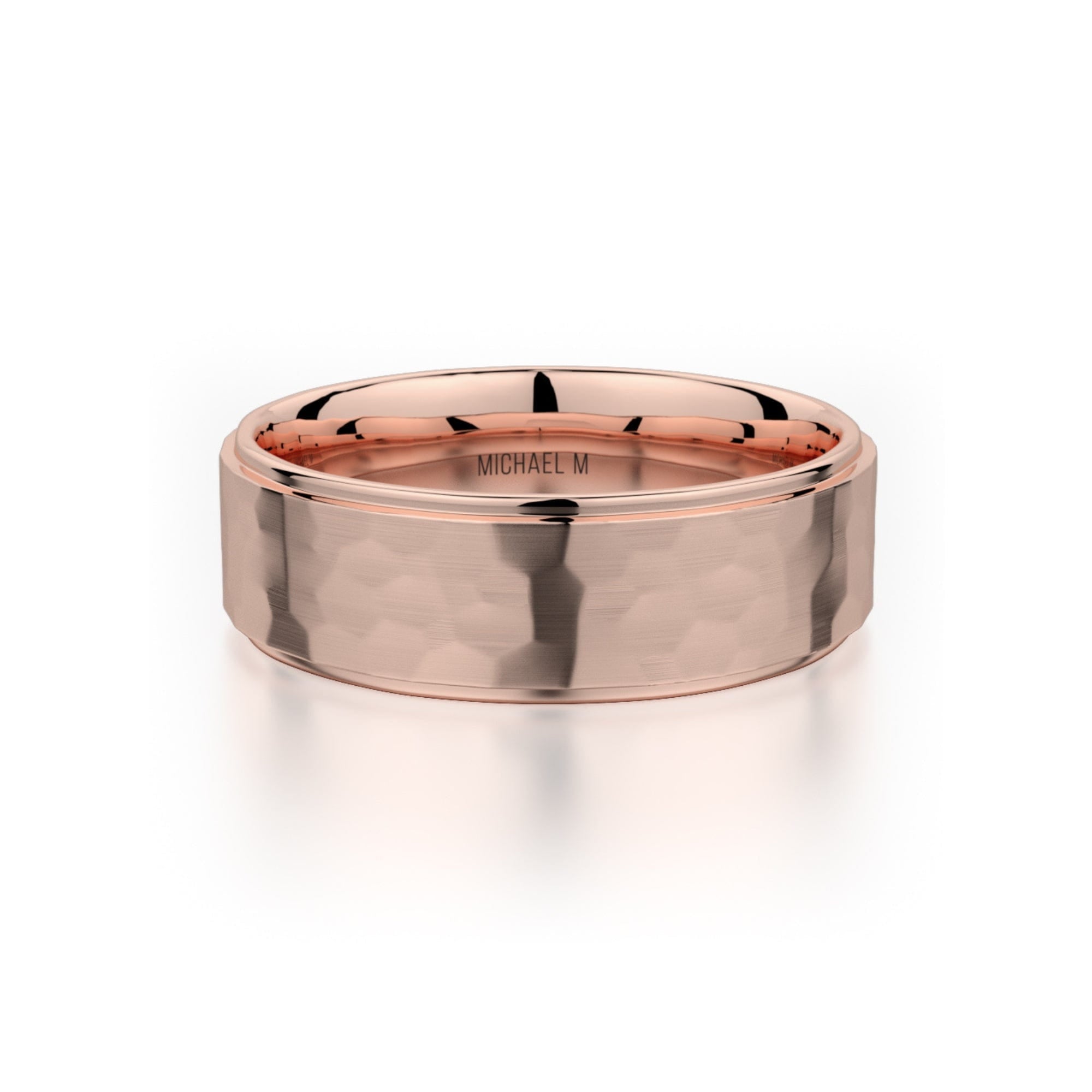 MICHAEL M Men's 14K Rose Gold / 7 Men's Band MB113 MB-113RG14K
