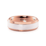 MICHAEL M Men's 14K Rose Gold/Titanium / 7 Men's Band MB111 MB111