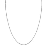 MICHAEL M Men's 14K White Gold / 16" 2.5mm Rounded Box Chain MC150-2.5