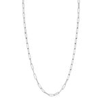 MICHAEL M Men's 14K White Gold / 16" 3mm Solid Link Chain