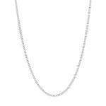 MICHAEL M Men's 14K White Gold / 16" Curb Chain 4mm MC110-4