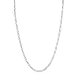 MICHAEL M Men's 14K White Gold / 16" Curb Chain 5mm MC110-5