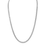 MICHAEL M Men's 14K White Gold / 22" 6.5mm Cuban Chain MC201