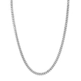 MICHAEL M Men's 14K White Gold / 22" 8mm Cuban Chain MC202