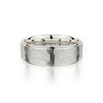 MICHAEL M Men's 14K White Gold / 7 Men's Band MB113 MB-113WG14K
