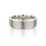 MICHAEL M Men's 14K White Gold / 7 Men's Band MB114 MB-114WG14K