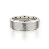 MICHAEL M Men's 14K White Gold / 7 Men's Band MB114 MB-114WG14K
