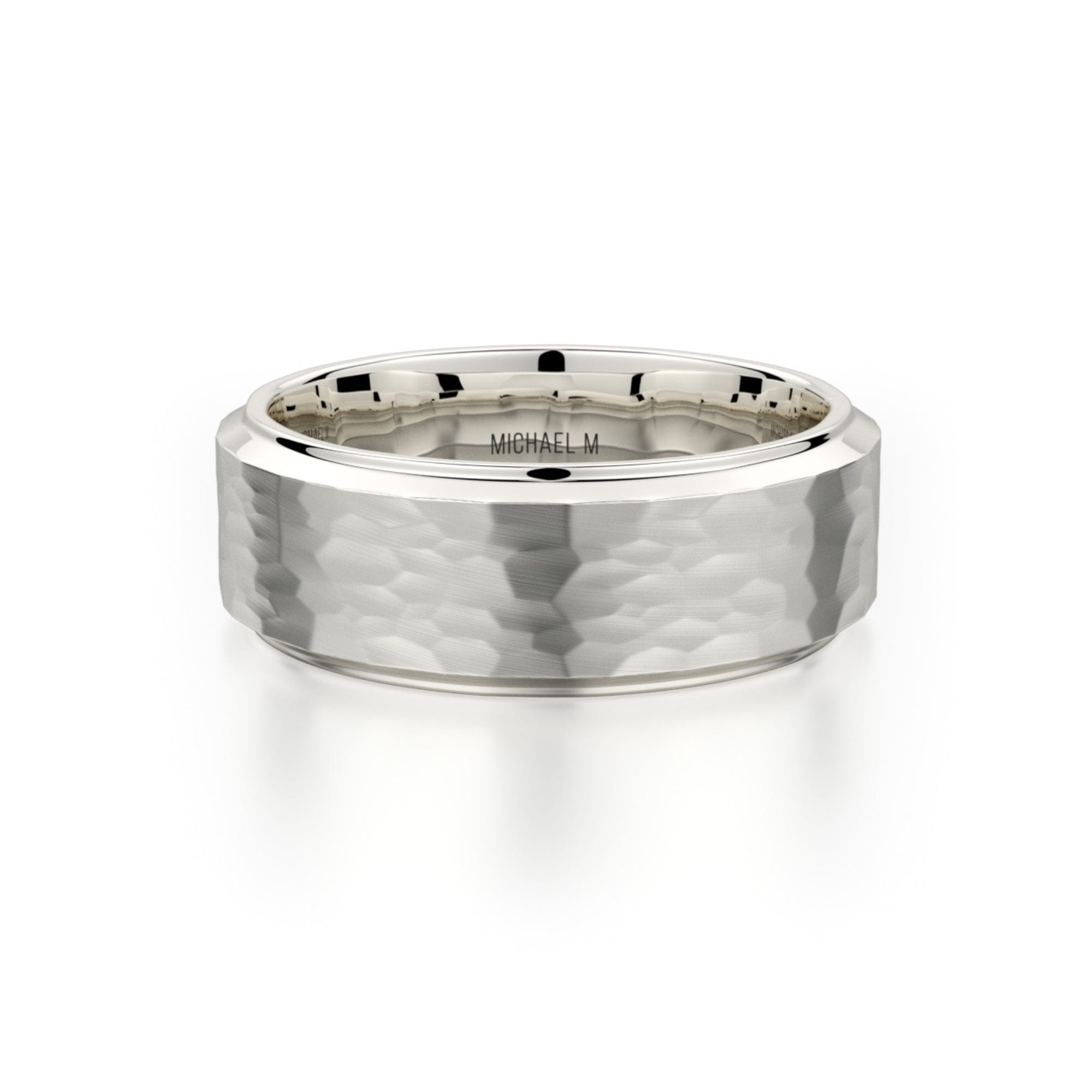 MICHAEL M Men's 14K White Gold / 7 Men's Band MB114 MB-114WG14K