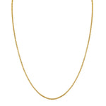 MICHAEL M Men's 14K Yellow Gold / 16" 2.5mm Rounded Box Chain MC150-2.5