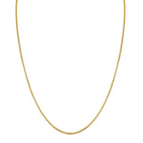 MICHAEL M Men's 14K Yellow Gold / 16" 2.5mm Rounded Box Chain MC150-2.5