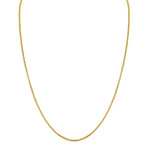 MICHAEL M Men's 14K Yellow Gold / 16" 2mm Rounded Box Chain MC150-2