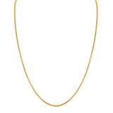 MICHAEL M Men's 14K Yellow Gold / 16" 2mm Rounded Box Chain MC150-2