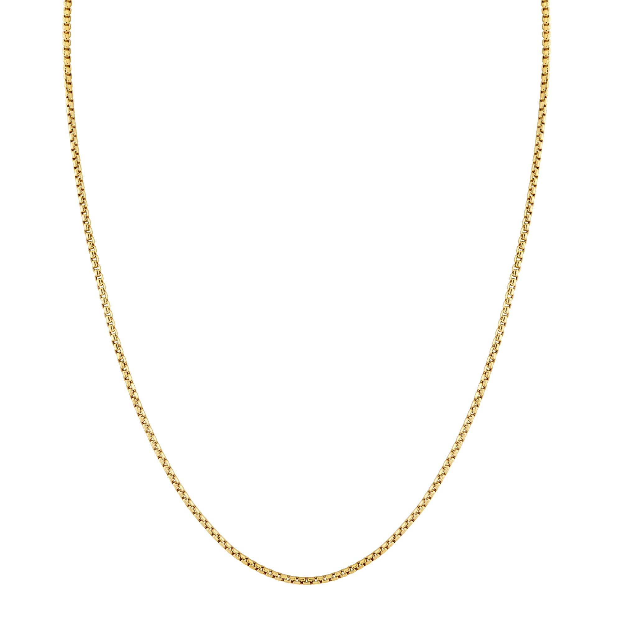 MICHAEL M Men's 14K Yellow Gold / 16" 3mm Rounded Box Chain MC150-3