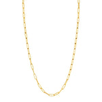 MICHAEL M Men's 14K Yellow Gold / 16" 3mm Solid Link Chain