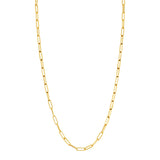 MICHAEL M Men's 14K Yellow Gold / 16" 3mm Solid Link Chain