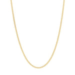 MICHAEL M Men's 14K Yellow Gold / 16" Curb Chain 4mm MC110-4