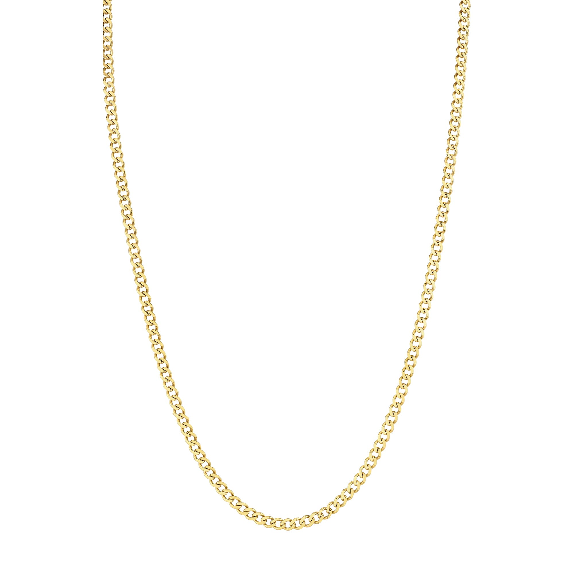 MICHAEL M Men's 14K Yellow Gold / 16" Curb Chain 5mm MC110-5