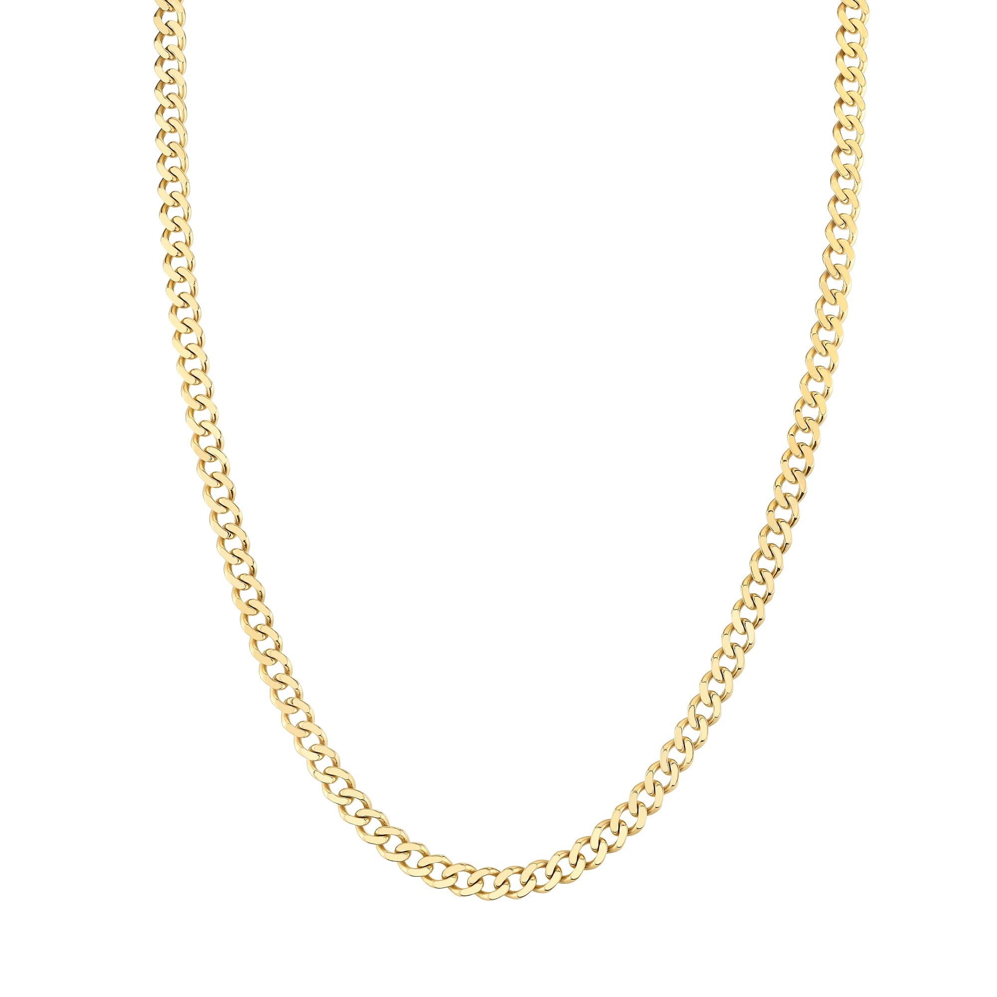 MICHAEL M Men's 14K Yellow Gold / 16" Curb Chain 6mm MC110-6