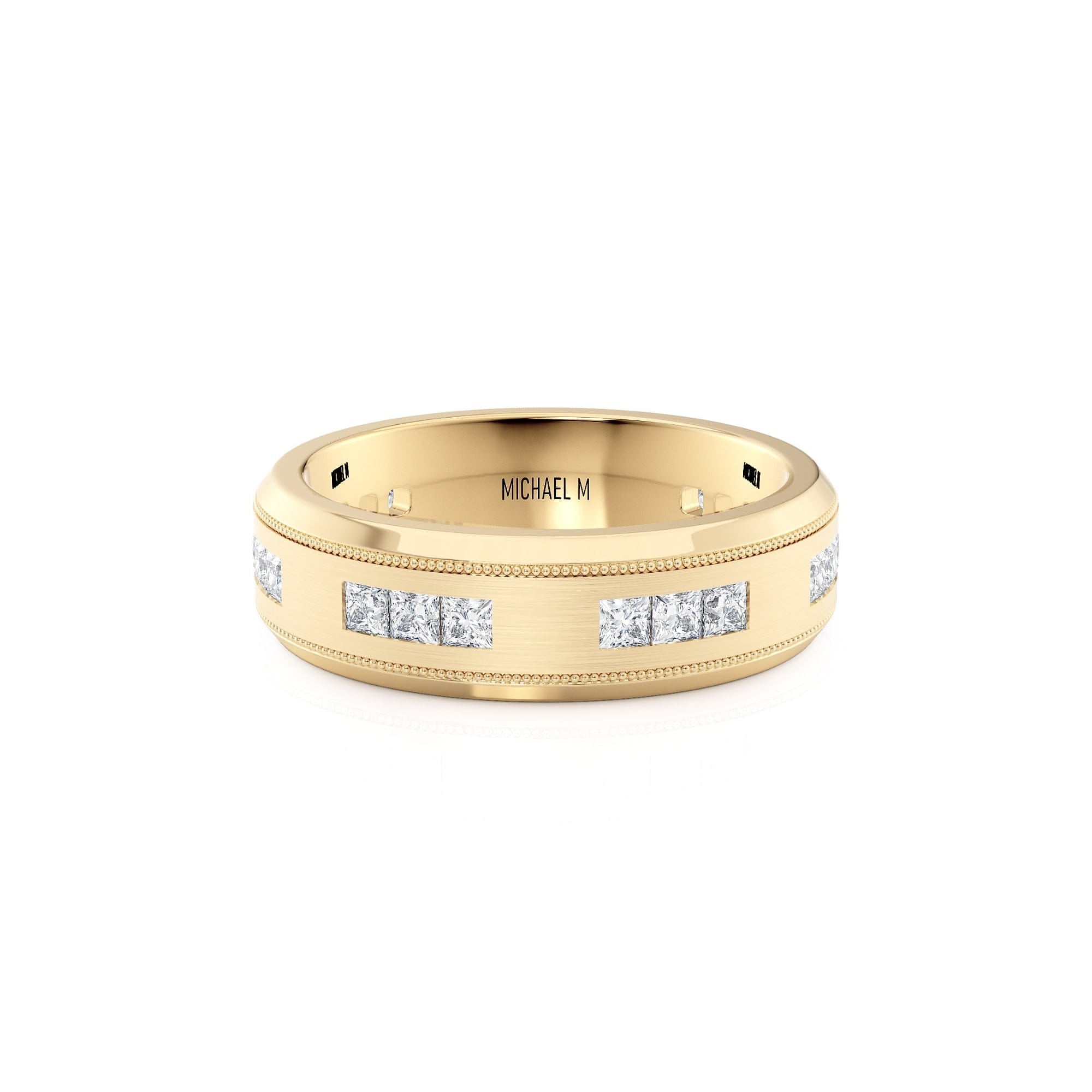 MICHAEL M Men's 14K Yellow Gold / 7 Men's Band MB118