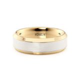 MICHAEL M Men's 14K Yellow Gold/Titanium / 7 Men's Band MB111 MB111