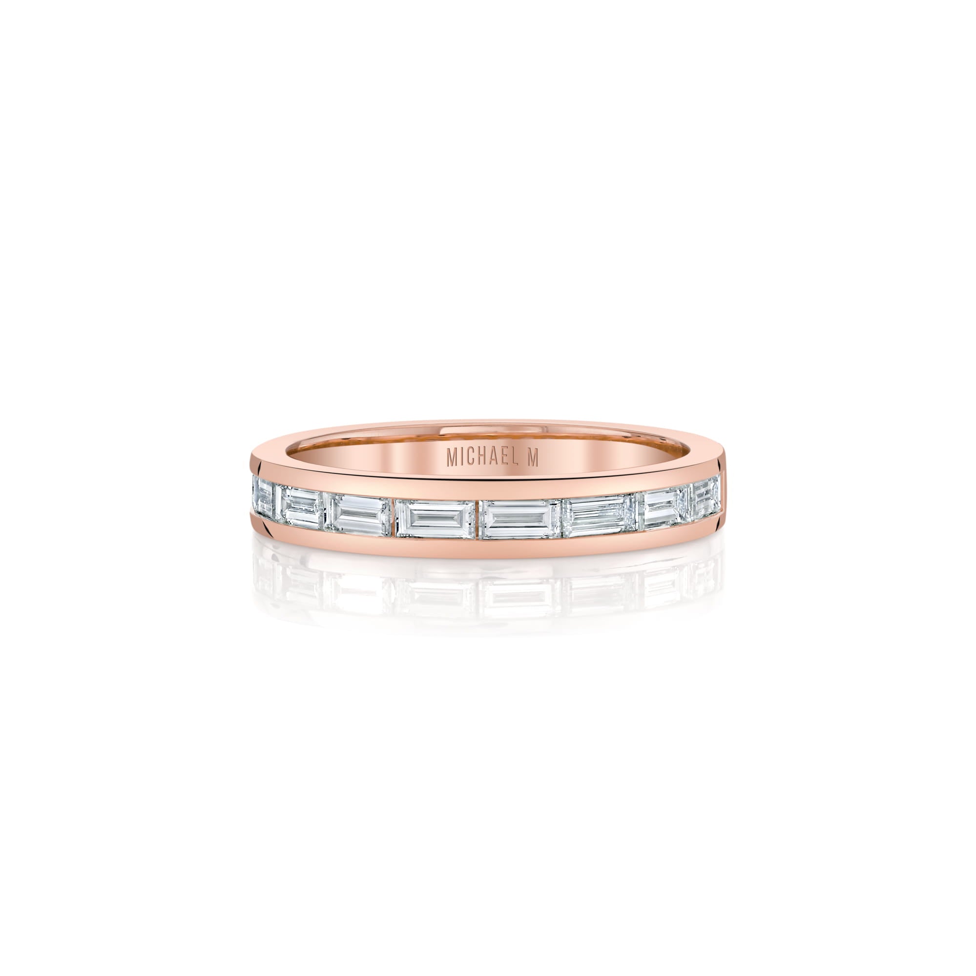 MICHAEL M Men's 18K Rose Gold / 7 Men's Band MB127 MB127