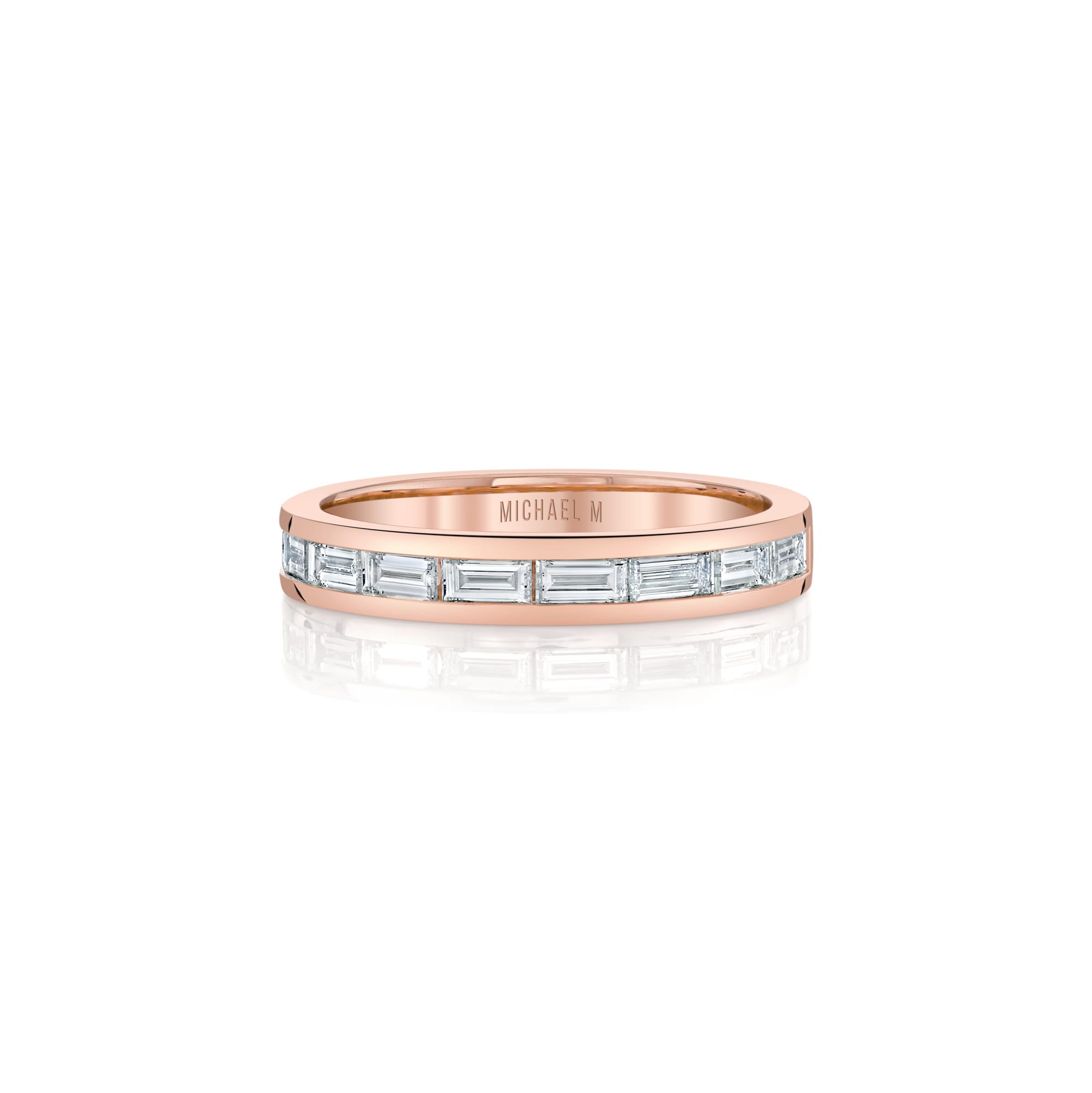 MICHAEL M Men's 18K Rose Gold / 7 Men's Band MB127 MB127