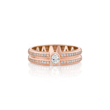 MICHAEL M Men's 18K Rose Gold / 7 Men's Band MB128 MB128