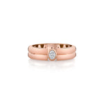 MICHAEL M Men's 18K Rose Gold / 7 Men's Band MB128 High Polished MB128-HP