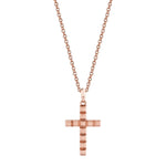 MICHAEL M Men's 18K Rose Gold Mens Block Cross Pendant