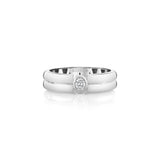 MICHAEL M Men's 18K White Gold / 7 Men's Band MB128 High Polished MB128-HP
