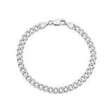 MICHAEL M Men's 18K White Gold / Small Curb Chain Bracelet BRC110S