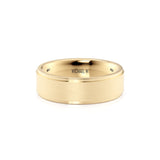 MICHAEL M Men's 18K Yellow Gold / 7 Men's Band MB103