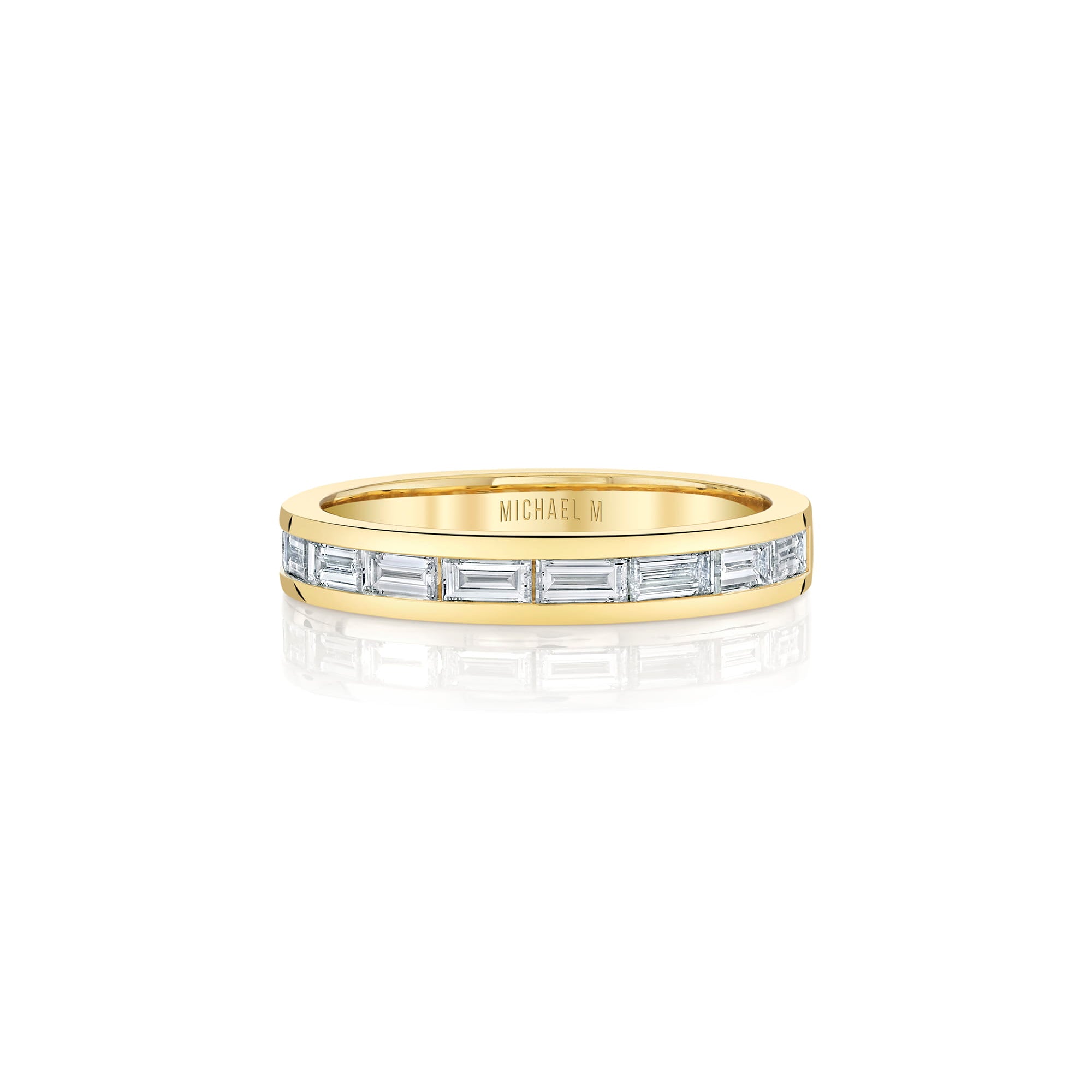 MICHAEL M Men's 18K Yellow Gold / 7 Men's Band MB127 MB127