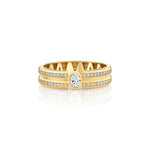 MICHAEL M Men's 18K Yellow Gold / 7 Men's Band MB128 MB128