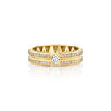 MICHAEL M Men's 18K Yellow Gold / 7 Men's Band MB128 MB128