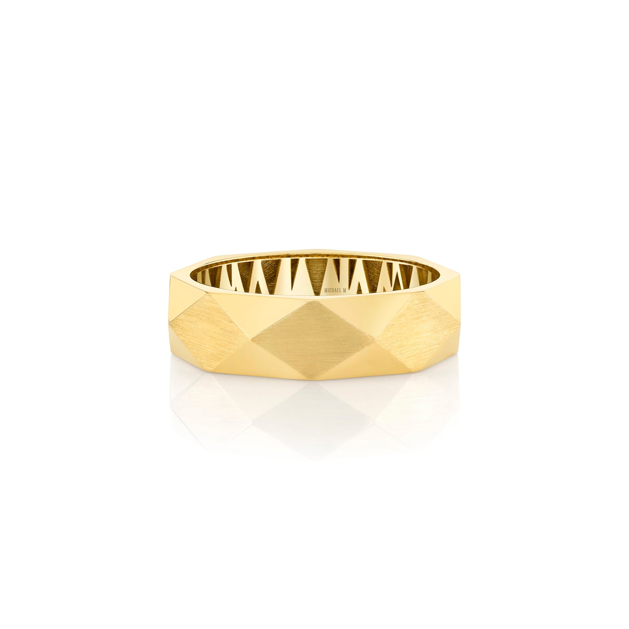MICHAEL M Men's 18K Yellow Gold / 7 Men's Band MB129 MB129