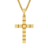 MICHAEL M Men's 18K Yellow Gold Men's Bold Block Cross MP243L