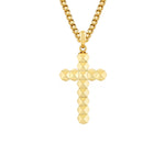 MICHAEL M Men's 18K Yellow Gold Men's Petite 3D Tetra Cross MP239S