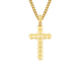 MICHAEL M Men's 18K Yellow Gold Men's Petite 3D Tetra Cross MP239S