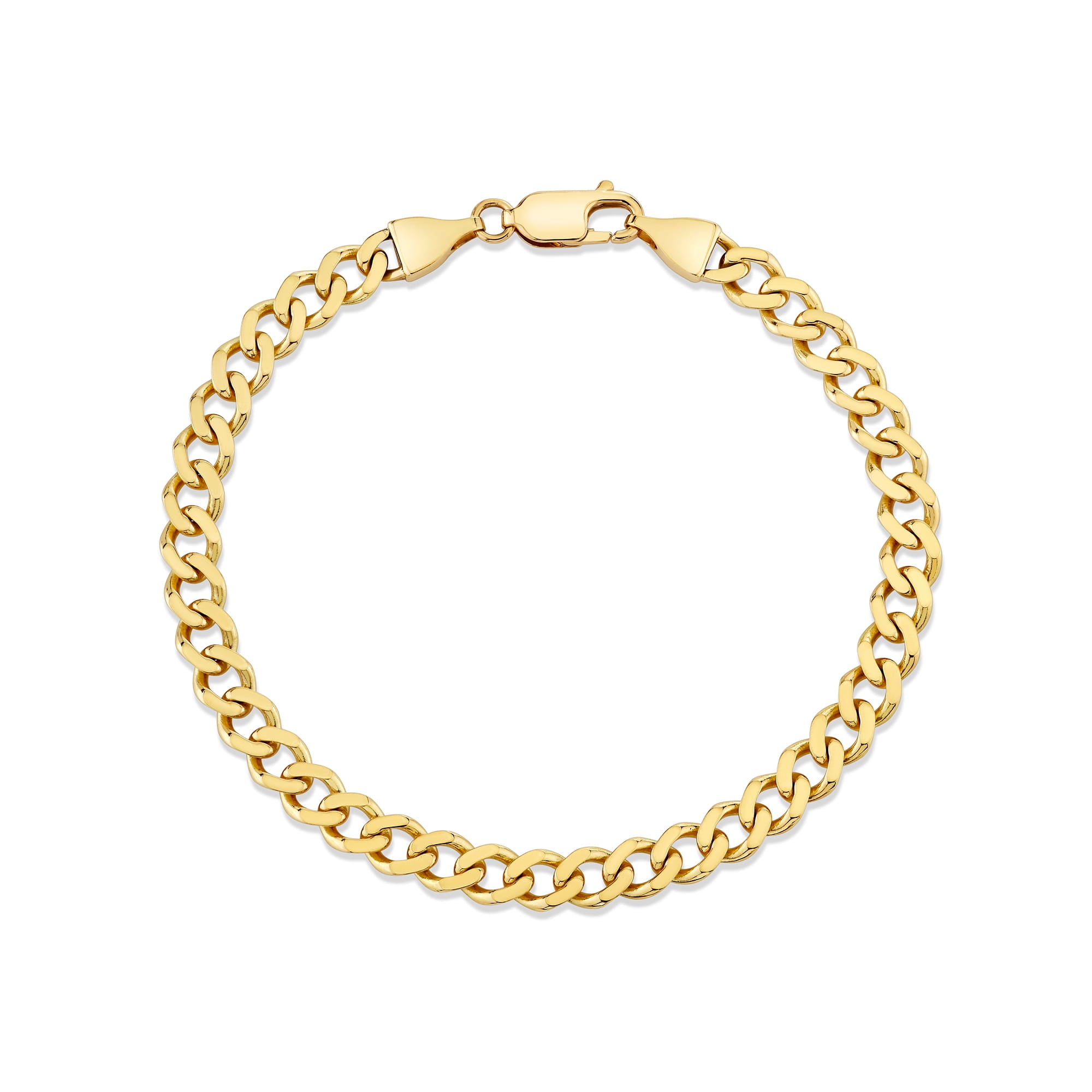 MICHAEL M Men's 18K Yellow Gold / Small Curb Chain Bracelet BRC110S