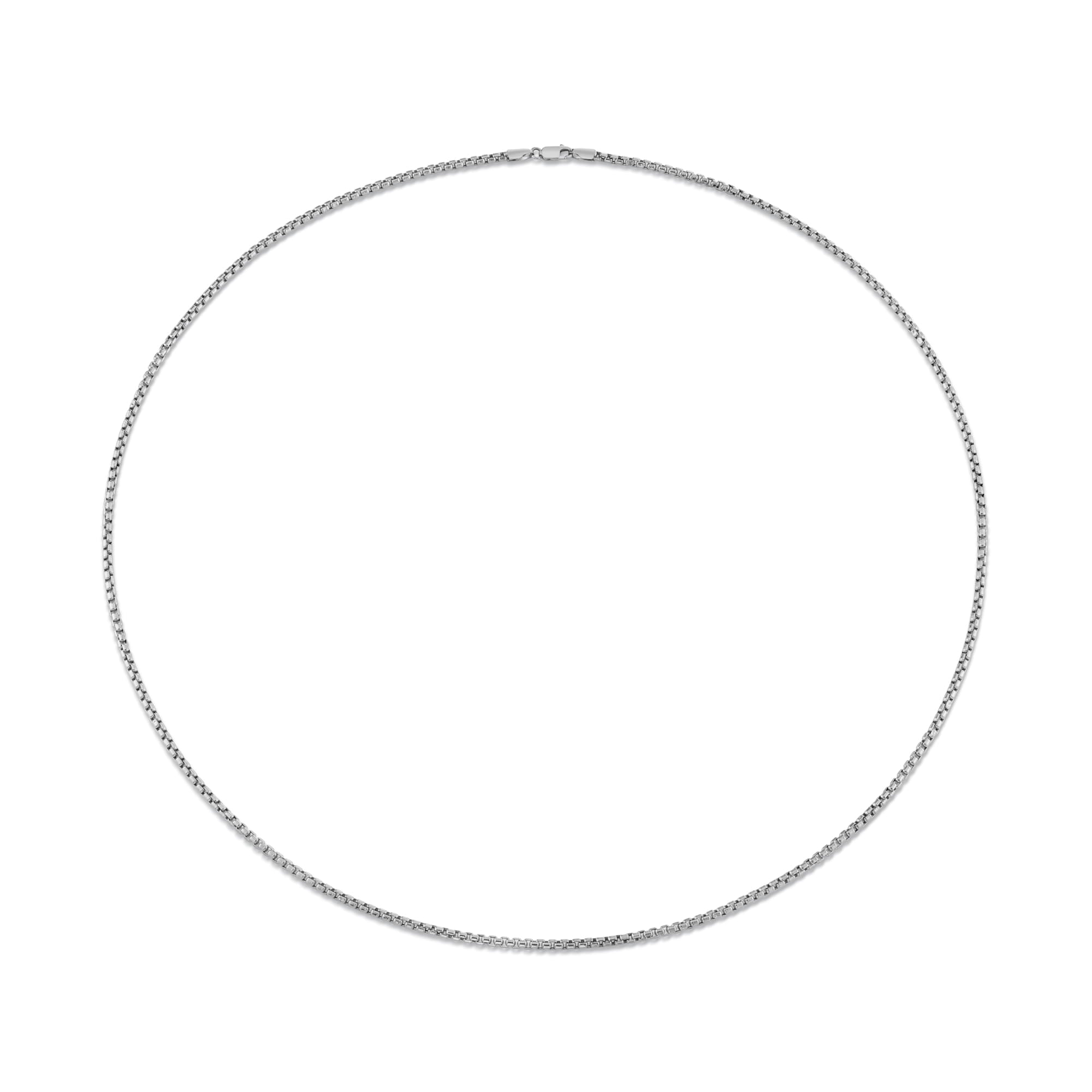 MICHAEL M Men's 2.5mm Rounded Box Chain