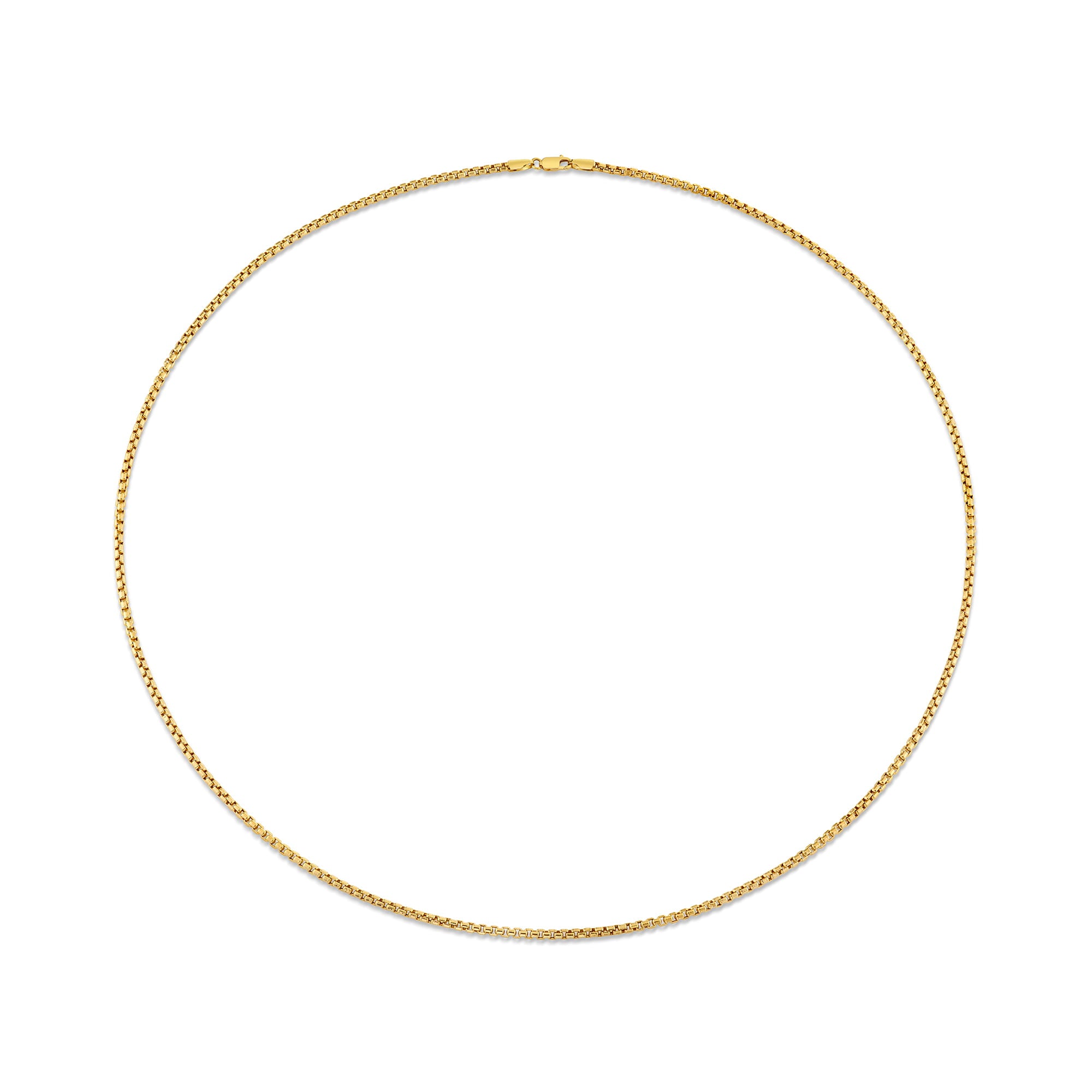 MICHAEL M Men's 2mm Rounded Box Chain