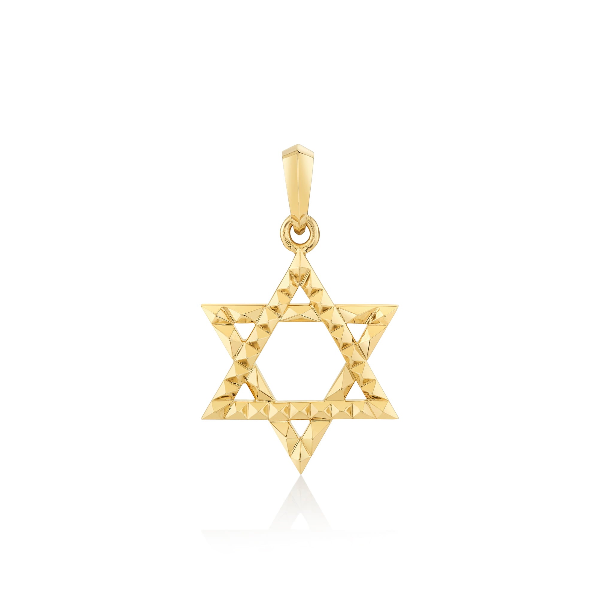 MICHAEL M Men's 3D Tetra Star of David Pendant