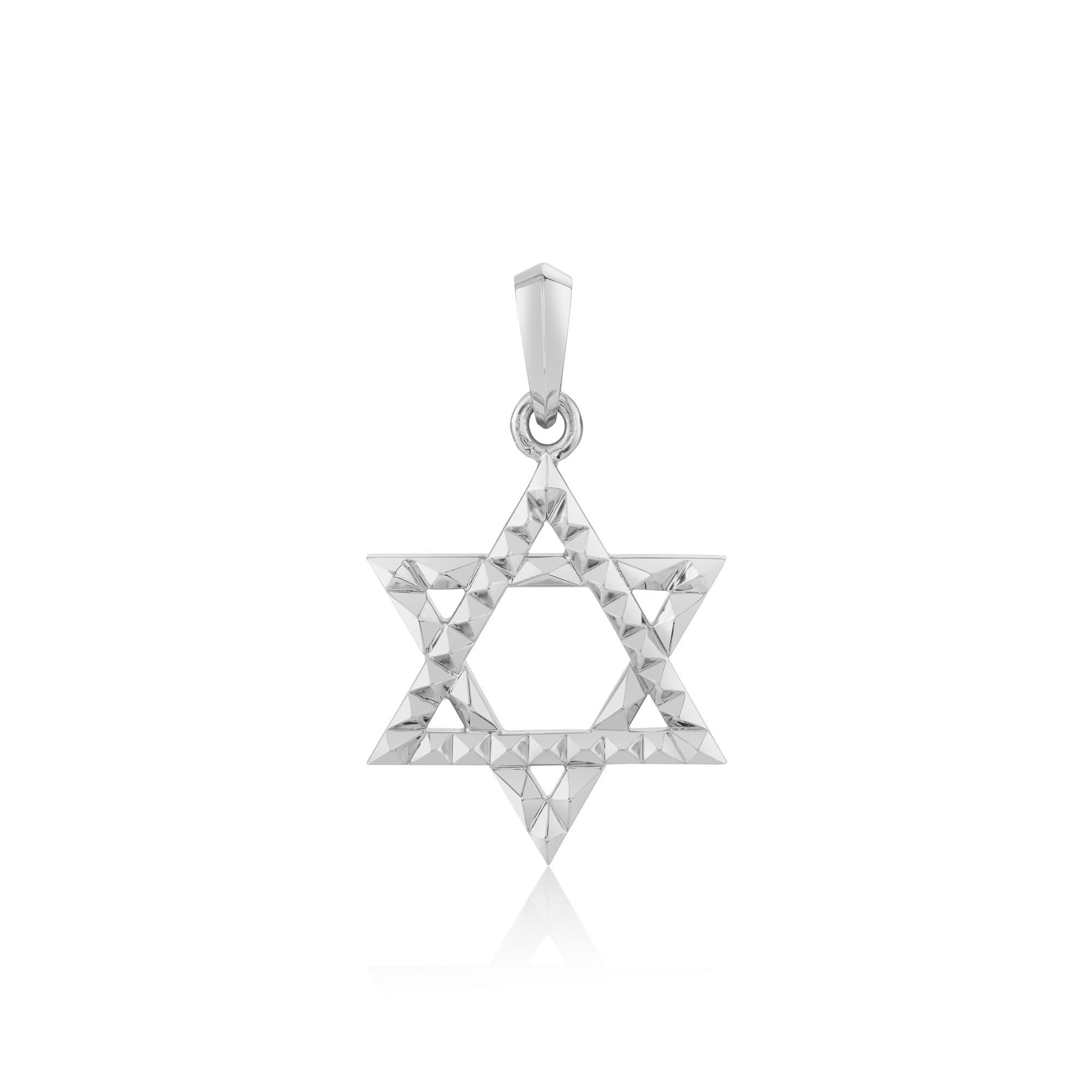 MICHAEL M Men's 3D Tetra Star of David Pendant