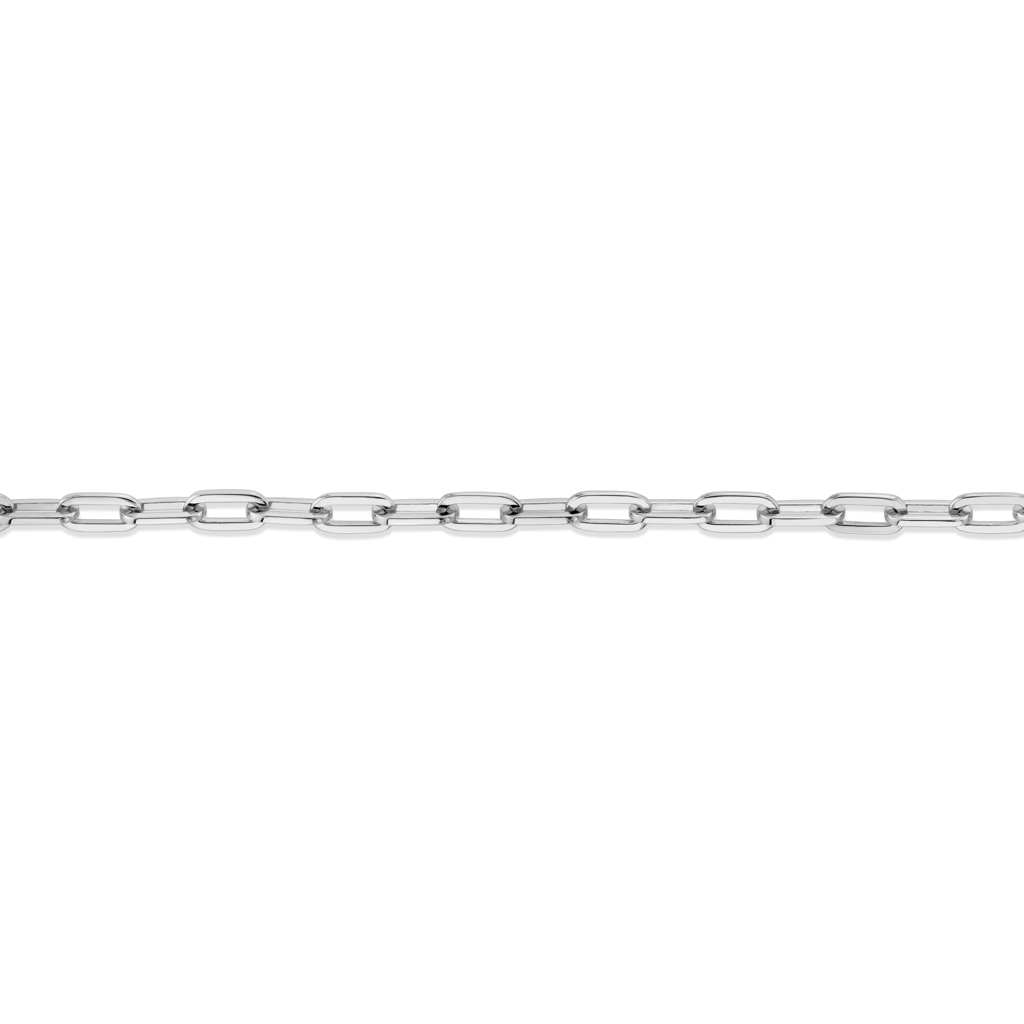 MICHAEL M Men's 3mm Paper Clip Link Bracelet