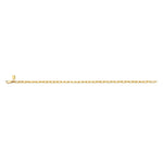 MICHAEL M Men's 3mm Petite Paper Clip Link Bracelet