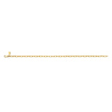 MICHAEL M Men's 3mm Petite Paper Clip Link Bracelet