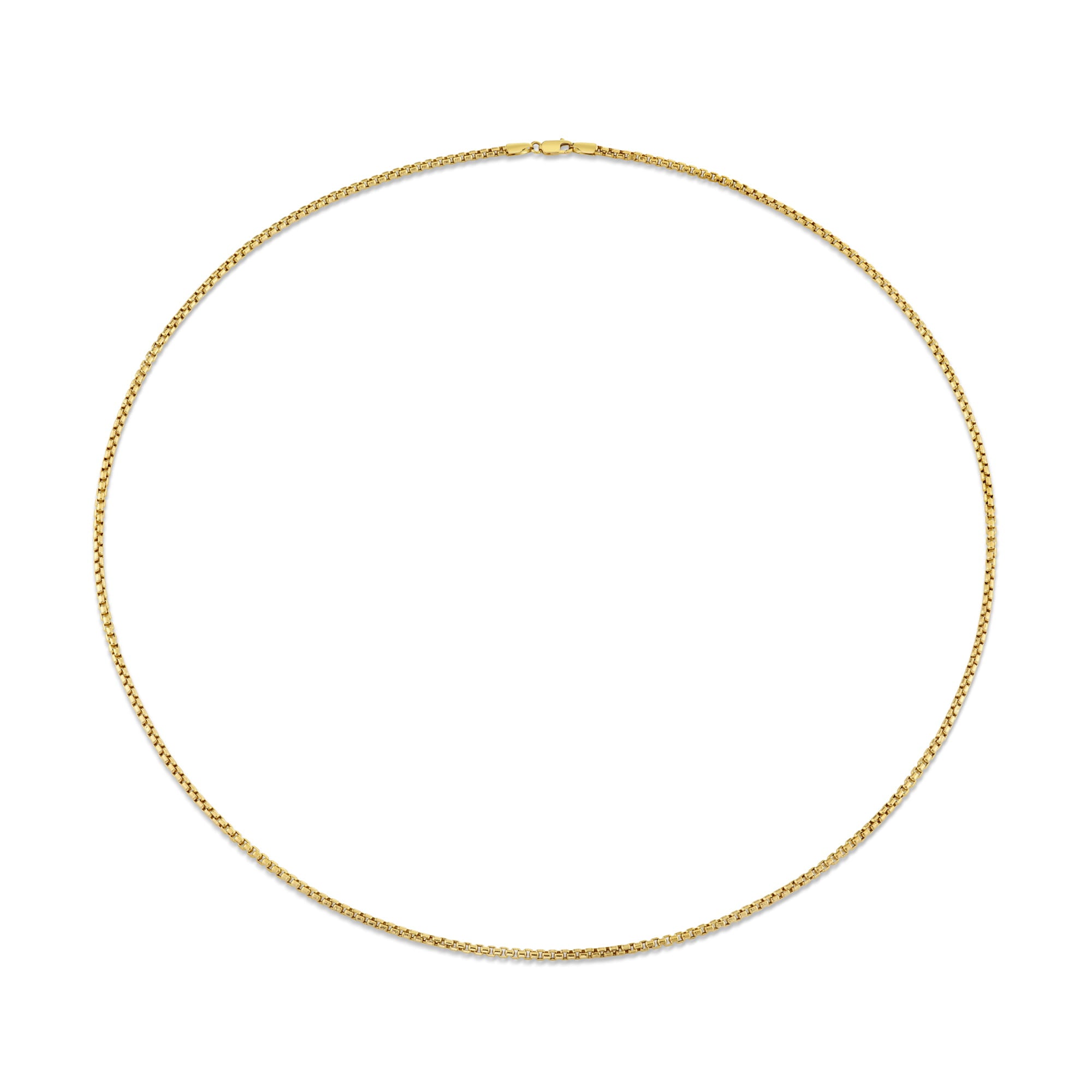 MICHAEL M Men's 3mm Rounded Box Chain