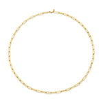 MICHAEL M Men's 3mm Solid Link Chain