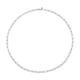 MICHAEL M Men's 3mm Solid Link Chain